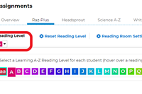 HDSD TK Teacher KidsA-Z: Xác định và thay đổi level đọc sách cho một học sinh cụ thể